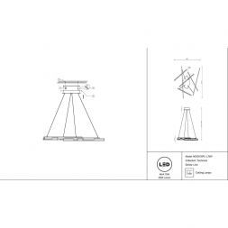 Подвесной светодиодный светильник Maytoni Line MOD016PL-L75W