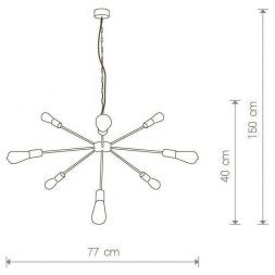Подвесная люстра Nowodvorski Rod 9734