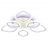 Потолочный светодиодный светильник Ambrella FA516/3+3 WH Original