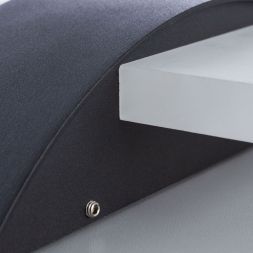 Уличный настенный светодиодный светильник Arte Lamp A1444AP-1BK