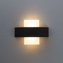 Уличный настенный светодиодный светильник Arte Lamp A1444AP-1BK