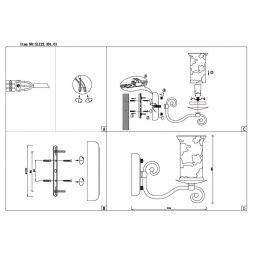 Бра Evoluce SL122.301.01 ANCORA