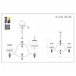 Люстра подвесная ST Luce SL1120.103.06 GOLLA