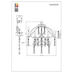 Люстра подвесная ST Luce SL335.303.09 ANEVITA