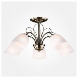 Люстра потолочная Eurosvet 30107/5 античная бронза