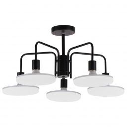 Потолочный светильник 66096/5BK WT ЭкономСвет (EKONOMSVET 66096/5BK WT)