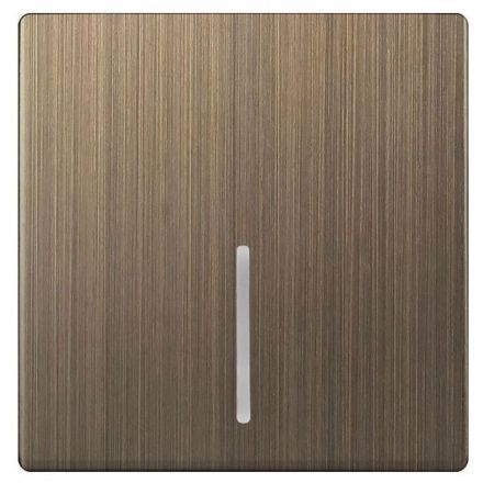 Клавиша для выключателя 1-клавишного с подсветкой Werkel W1119112 бронза (WL12-SW-1G-LED-CP)