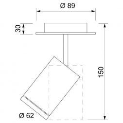 Светодиодный светильник Elektrostandard DSR002 9+3W 6500K белый матовый (DSR002 9W 6500K)