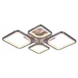Потолочный светодиодный светильник 8057/2+2 NKL 112W+8W RGB никель Profit Light
