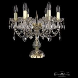 Настольная лампа Bohemia Ivele Crystal 1406L/6/141-39/G