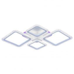 Потолочный светодиодный светильник 8015/2+2 WHT 88W+12W RGB Profit Light