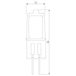 Галогенная лампа Elektrostandard G4 220V20W сверхъяркая (BХ101)