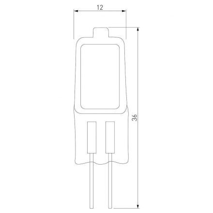 Галогенная лампа Elektrostandard G4 220V20W сверхъяркая (BХ101)