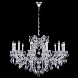 Подвесная люстра Crystal Lux HOLLYWOOD SP12 CHROME (CRYSTAL-LUX HOLLYWOOD SP12 CHROME)