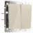 Выключатель 2-клавишный Werkel W1120003 слоновая кость (WL03-SW-2G-ivory)