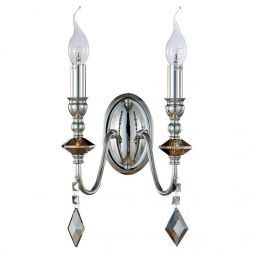 Бра Crystal Lux MERCEDES AP2 CHROME/SMOKE