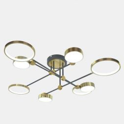 Светильник светодиодный LINVEL MS 1112/8 Камп 140W 3000-6000К с ПДУ D1260 H285