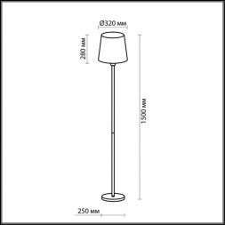 Торшер Odeon Light 2266/1F