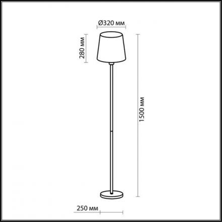 Торшер Odeon Light 2266/1F