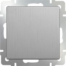 Выключатель 1-клавишный Werkel W1110009 серебро рифленый (WL09-SW-1G)