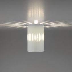 Накладной точечный светильник с подсветкой Elektrostandard DLS026 7W 4200К белый