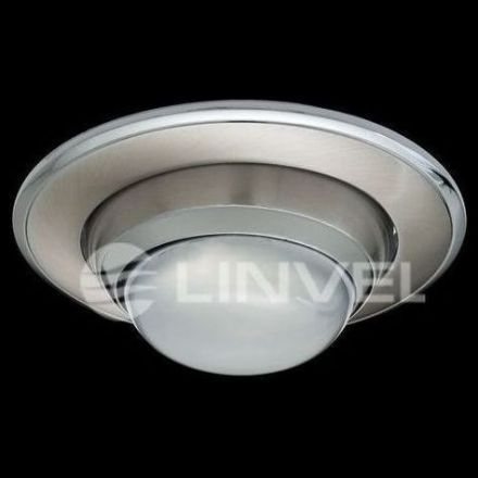 Светильник встраиваемый Linvel 301 SN/N R-39 E14 титан/хром