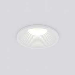 Встраиваемый светодиодный светильник белый 25028/LED Elektrostandard