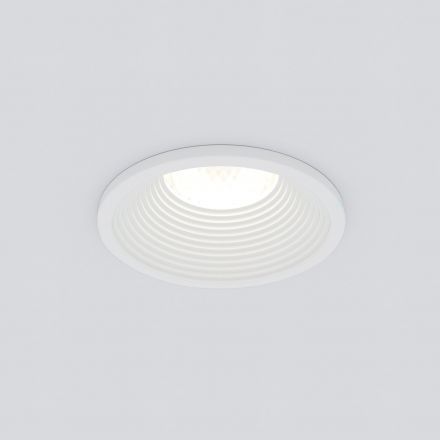 Встраиваемый светодиодный светильник белый 25028/LED Elektrostandard