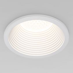 Встраиваемый светодиодный светильник белый 25028/LED Elektrostandard