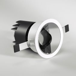 Потолочный светодиодный светильник 10W 3000K белый/хром Elektrostandard 25090/LED