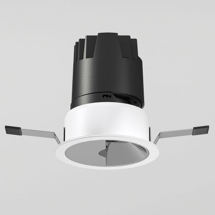 Потолочный светодиодный светильник 10W 3000K белый/хром Elektrostandard 25090/LED