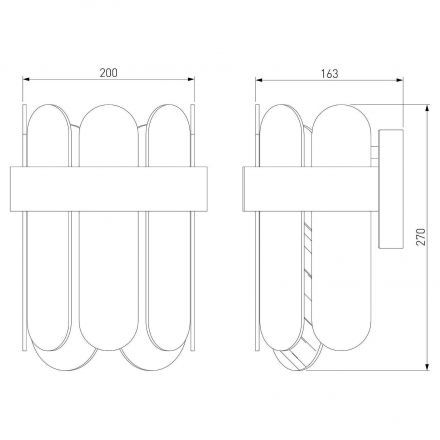 Настенный светильник Bogate&#039;s 333/1