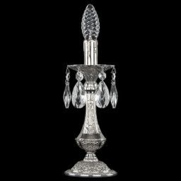 Настольная лампа 72100L/1-26 Ni Bohemia Ivele Crystal (BOHEMIA 72100L/1-26 Ni)