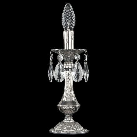 Настольная лампа 72100L/1-26 Ni Bohemia Ivele Crystal