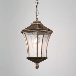 Уличный подвесной светильник Elektrostandard Virgo H черное золото (ESTD Virgo H черное золото)