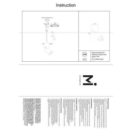 Накладной светильник Maytoni Tube C019CW-01W