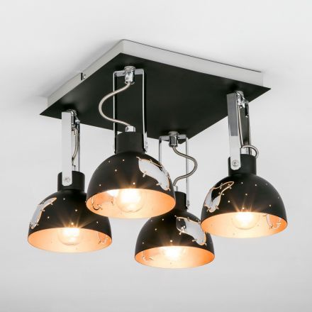 Потолочный светильник Eurosvet 20069/4 черный