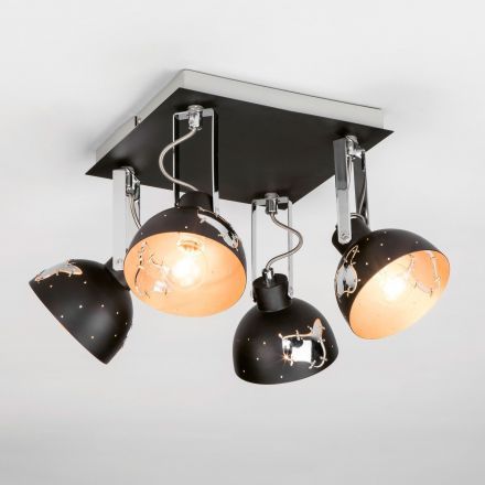 Потолочный светильник Eurosvet 20069/4 черный