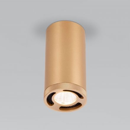 Светильник потолочный светодиодный 9W 4200K золото 25033/LED Elektrostandard