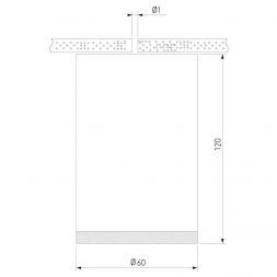 Светильник потолочный светодиодный 9W 4200K золото 25033/LED Elektrostandard