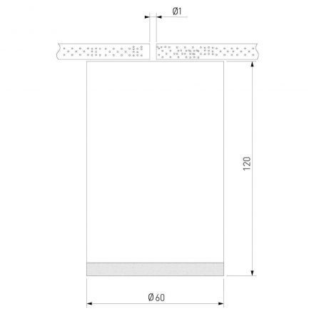 Светильник потолочный светодиодный 9W 4200K золото 25033/LED Elektrostandard