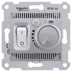 Регулятор теплого пола Schneider Electric Sedna Алюминий 10А