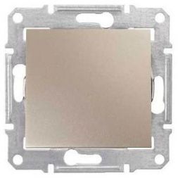 Переключатель 1-клавишный Schneider Electric Sedna Титан 10А (сх.6)