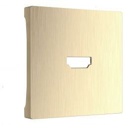 Накладка для розетки HDMI Werkel W1196010 шампань рифленый (WL10-HDMI-CP)