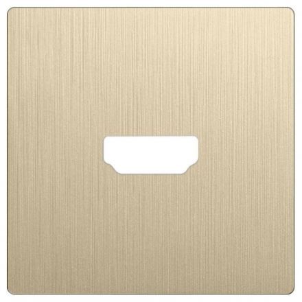 Накладка для розетки HDMI Werkel W1196010 шампань рифленый (WL10-HDMI-CP)
