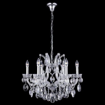 Подвесная люстра Crystal Lux HOLLYWOOD SP6 CHROME