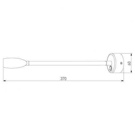 Светодиодный светильник Elektrostandard BAND LED черный (MRL LED 1020)