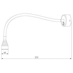 Светодиодный светильник Elektrostandard BAND LED черный (MRL LED 1020)