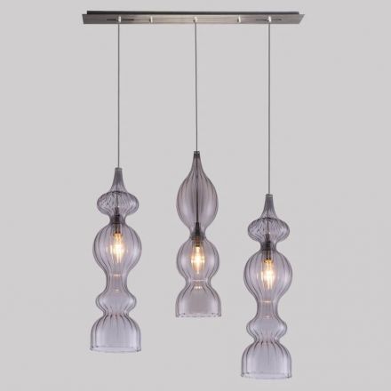 Основание для светильника Crystal Lux Потолочная база L800-3 Nickel
