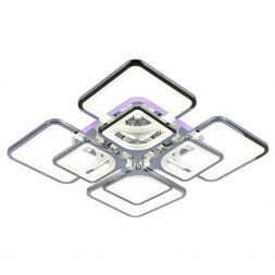 Потолочный светодиодный светильник 8057/4+4 CHR 224W+12W RGB хром Profit Light